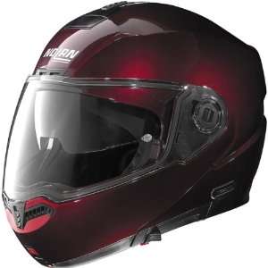Nolan Solid N104 Modular Street Racing Motorcycle Helmet   Wine Cherry 