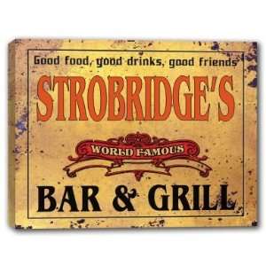  STROBRIDGES Family Name World Famous Bar & Grill 