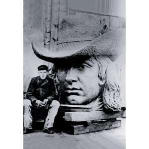  Man Posing with William Penns Head, Philadelphia, PA 
