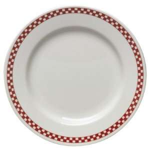  Laughlin 5413R Diner Check Dinnerware Collection in Scarlet Diner 