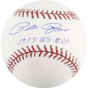 Pete Rose Signed Rawlings Baseball w/1975 WS MVP Sports 