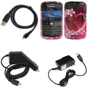  iFase Brand Blackberry 9360/9370/Apollo Combo Purple Love 