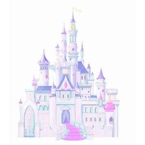 RoomMates RMK1546GM Disney Princess Glitter Castle Peel & Stick Giant 