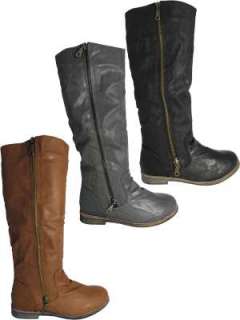 Womens Slouch Calf Winter Riding Boot UK Ladies Size 3 4 5 6 7 8 