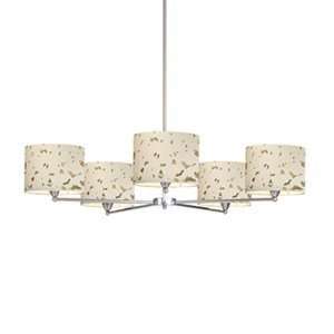  Hampstead Lighting 3308 Petale 5 Light Chandelier 