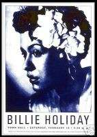 Billie Holiday Town Poster Framed Celebrities Musicians  
