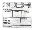 New Hollywood Movie Director Clap Board Picture Frame  