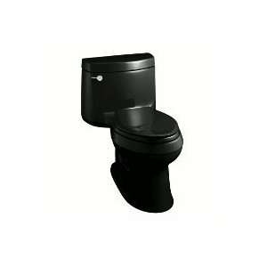  Kohler K 3492 Purist Hatbox Toilet, Black