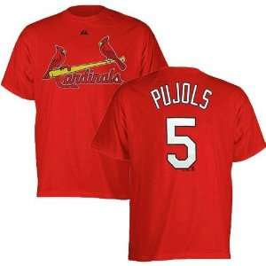  St. Louis Cardinals Albert Pujols Name and Number T Shirt 