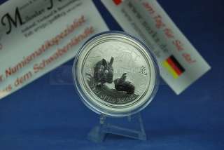 Lunar II Silber 1$ 1oz 1 Unze 2011 Rabbit Hase  