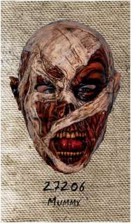 Mummy 3/4 Latex Mask Halloween Costume Prop  