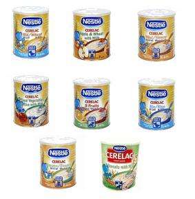 Nestle Cerelac From Europe   400g Cans   All flavors  