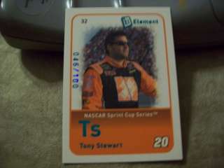 2009 Element Radioactive 32 Tony Stewart 046/100 made  