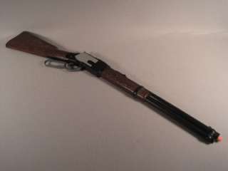 Vintage 1960s Mattel Shootin Shell Winchester Cap Gun Rifle Works 