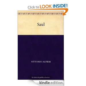 Saul (Italian Edition) Vittorio Alfieri  Kindle Store