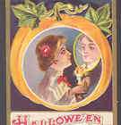 HALLOWEEN DONTS,MIRROR LOVE SUPERSTITION,OLD POSTCARD