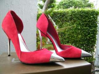 BEBE SHOES PLATFORMS heels pumps TEGAN RED 181143  