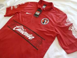 CLUB TIJUANA XOLOS JERSEY RED 100% AUTHENTIC XOLOITZCUINTLES CALIENTE 