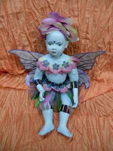 DOLL/FAIRY/MALE/SPRITE/OOAK/COLLECTIBLE/BLUE/NEW/0002  