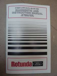 Ford Rotunda Dis Module Tester 007 00071 #30293  