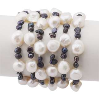 Genuine Freshwater Cultured Pearls 46 Endless Necklace  