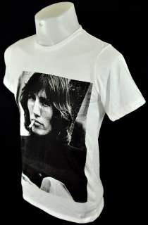 White T Shirt Roger Waters retro Rock Punk Tee Size L  
