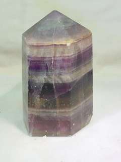 BUTW Rainbow Flourite crystal lapidary tower 0641B  