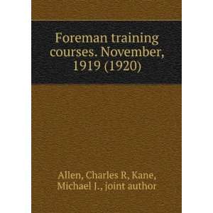   9781275029866) Charles R, Kane, Michael J., joint author Allen Books