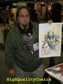 TOMMY CASTILLO Original Art, Wolverine Marvel Zombie, 2009, Claws 