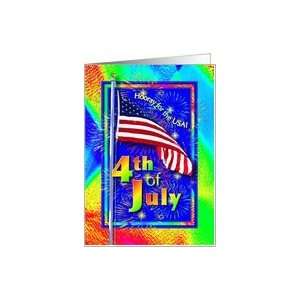  4th of July Celebration Greeting Card Health & Personal 