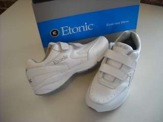 Mens ETONIC WHITE Walker VELCRO Tennis Shoe 10.5 EE NEW  