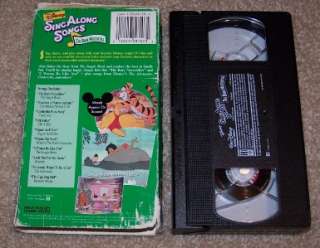   Songs 4 VHS You Can Fly , Zip A Dee Doo Dah, Tested, Work Great
