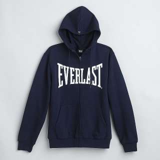 Everlast Mens Fleece Zip Hoodie Sweater NEW Size X Large BLUE  