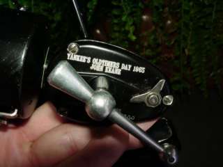 RARE   Mitchell 300 fishing reel   1965 NEW YORK YANKEES Oldtimers Day 