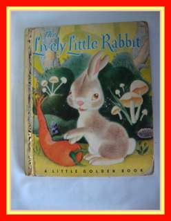 Little Golden Book  Lively Little Rabbit (1943) Ariane  