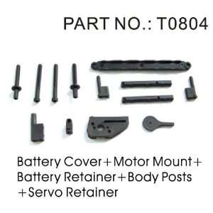   Post,Battery & Motor Retainer,Body Post,& Servo