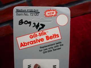 GLIT STIK 72120 Medium 120 Grit Abrasive Sanding Belt  
