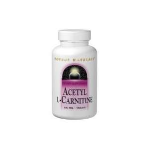 SOURCE NATURALS Acetyl L Carnitine 500mg 120 TAB Health 