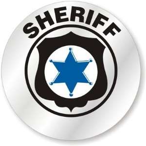  Sheriff Vinyl (3M Conformable)   1 Color Spot Sticker, 2 