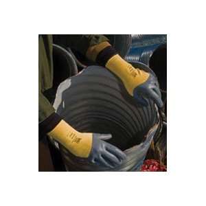   Lycra ® Sponge Nitrile Gloves   Size 7 Yellow   1 Pair   4565 07