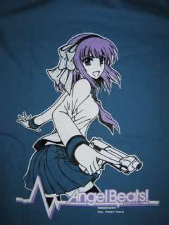 Angel Beats Yurippe Yuri Nakamura Japan Anime Tshirt  