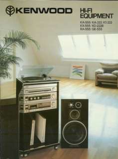Kenwood Hi Fi Equipment Brochure 1982  