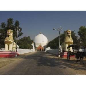 Kaunghmudaw Paya, with Its Hemispherical Dome Rising to Height of 46M 