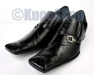 Aldo Men Dress Shoes Italian Style Black Buckle 12  