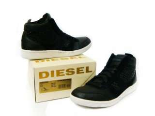NIB DIESEL Mens Black Resolution Street Style Fashion Casual Shoes 