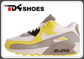 Nike Wmns Air Max 90 White Grey Yellow 2011 New Womens Casual Shoes 