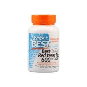   Doctors Best   Best Red Yeast Rice 600 with CoQ10    120 Vegetarian