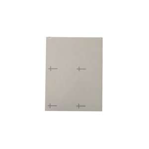    Simple Silver Cross 4Up Postcard (Case of 1)