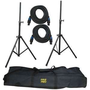   speaker stand and cable kit loading capacity 100 lbs tubing diameter 1