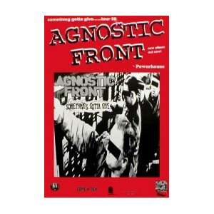  AGNOSTIC FRONT Somethings Gotta Give Tour 1998 Music 